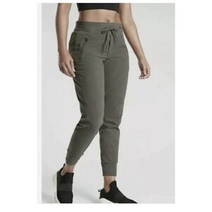 Athleta Women Sz 18 Trekkie North Jogger Pant Hiking Trail Mountain‎ Olive Green